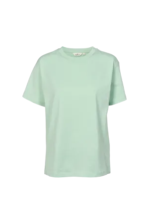 Eco Certified Textile High-Quality Cotton Rikke Tee - Gossamer Green