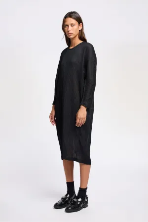 Sequel Dress Black Lace-Trim Dark Tones