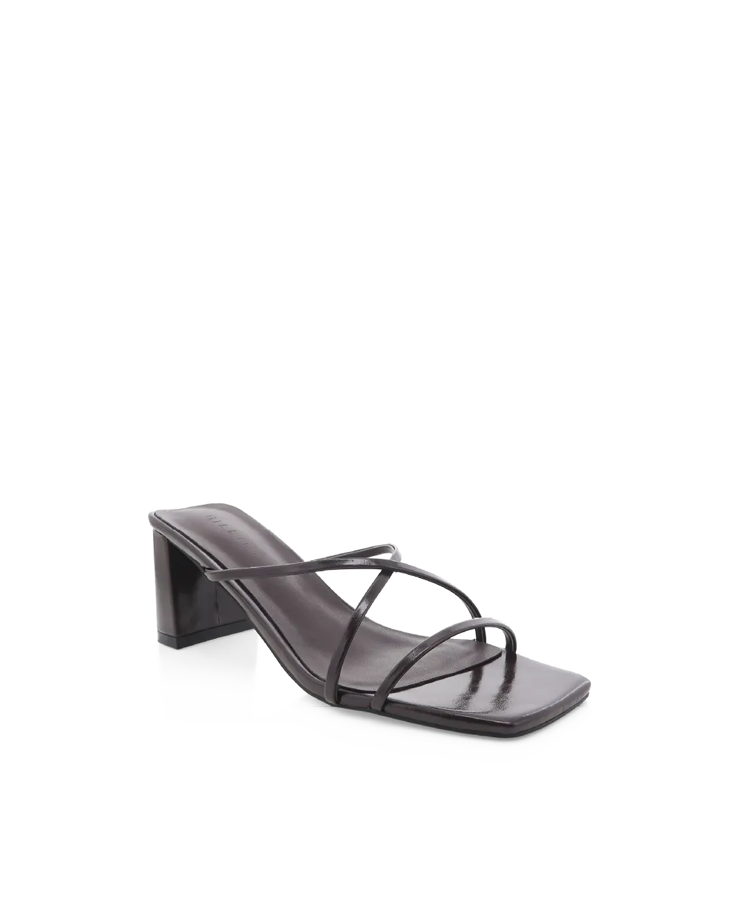 Dressy Sandals Comfortable Stilettos HARLENE - CHOCOLATE SHINE