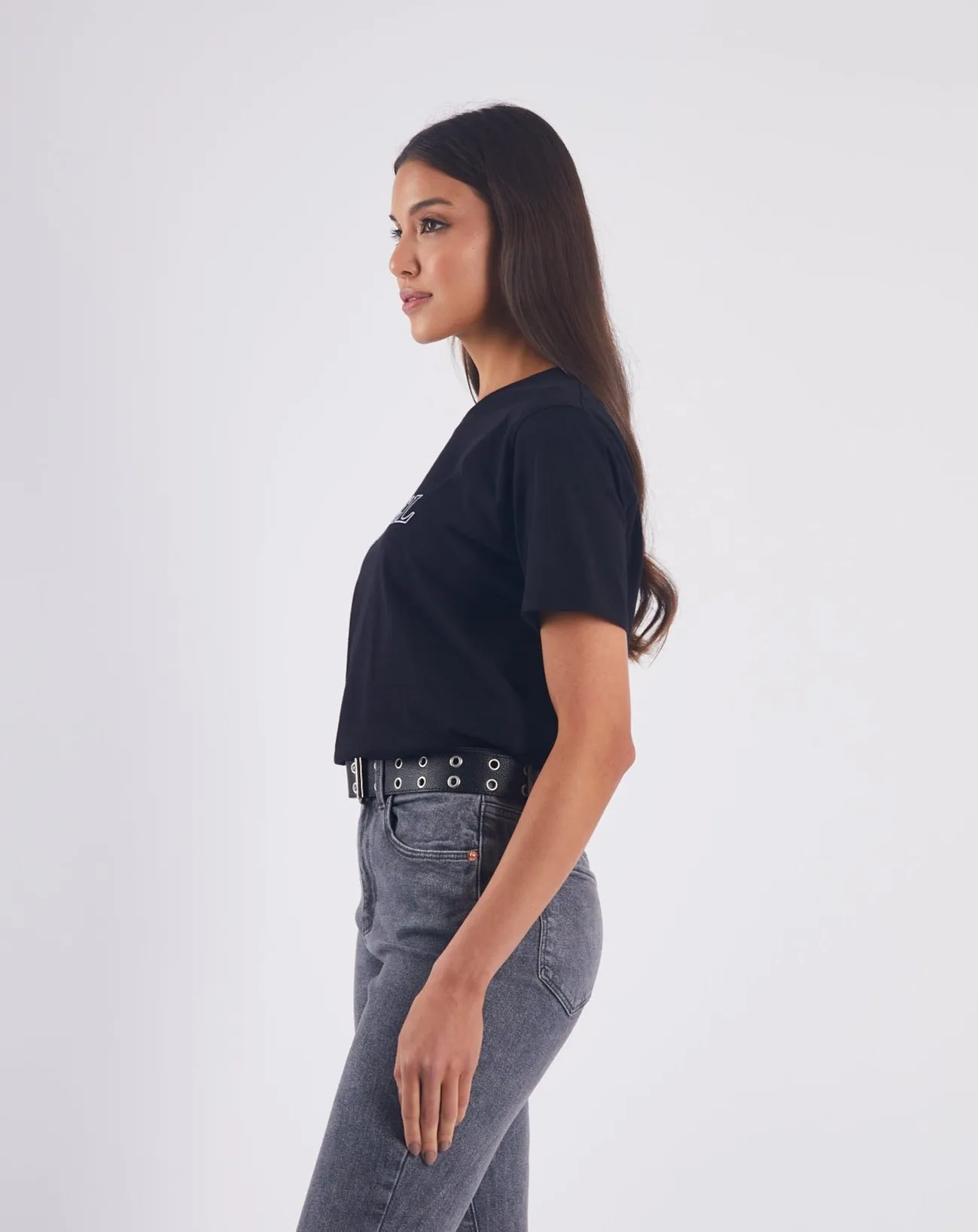 mix and match Biodegradable Textile Sharon T-Shirt Black