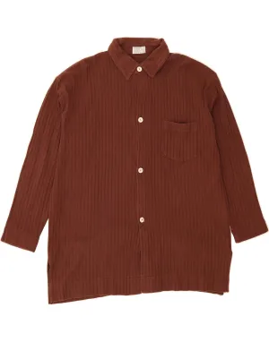 Special Occasion family gathering NOUGAT Womens Shirt UK 18 XL Brown Cotton