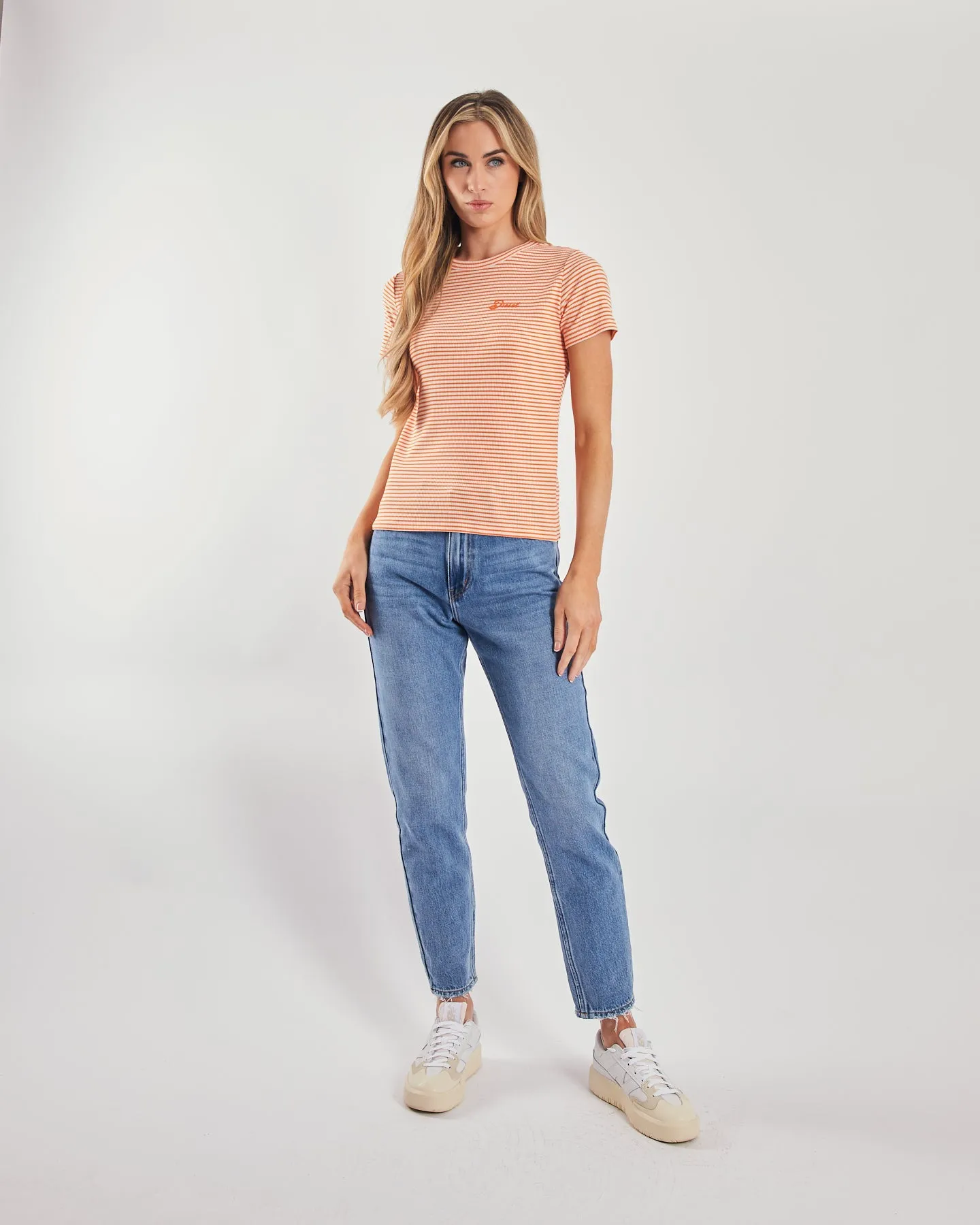 Seasonal top Helga T-Shirt Orange Sorbet