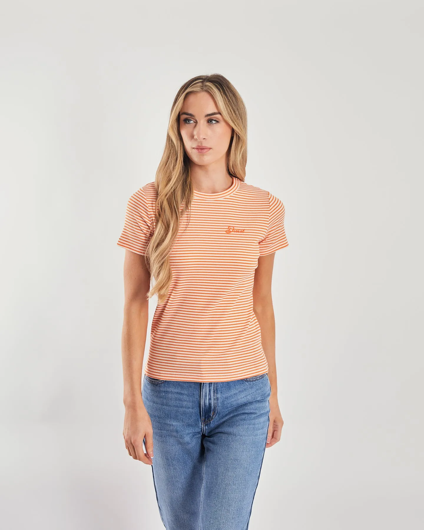 Helga T-Shirt Orange Sorbet Relaxed Vibe