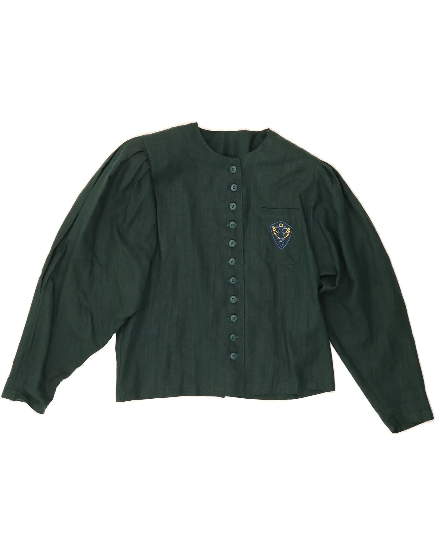 No Slip Shoulder Grip Thermoregulating Layer GERRY WEBER Womens Shirt Blouse EU 38 Medium Green Viscose