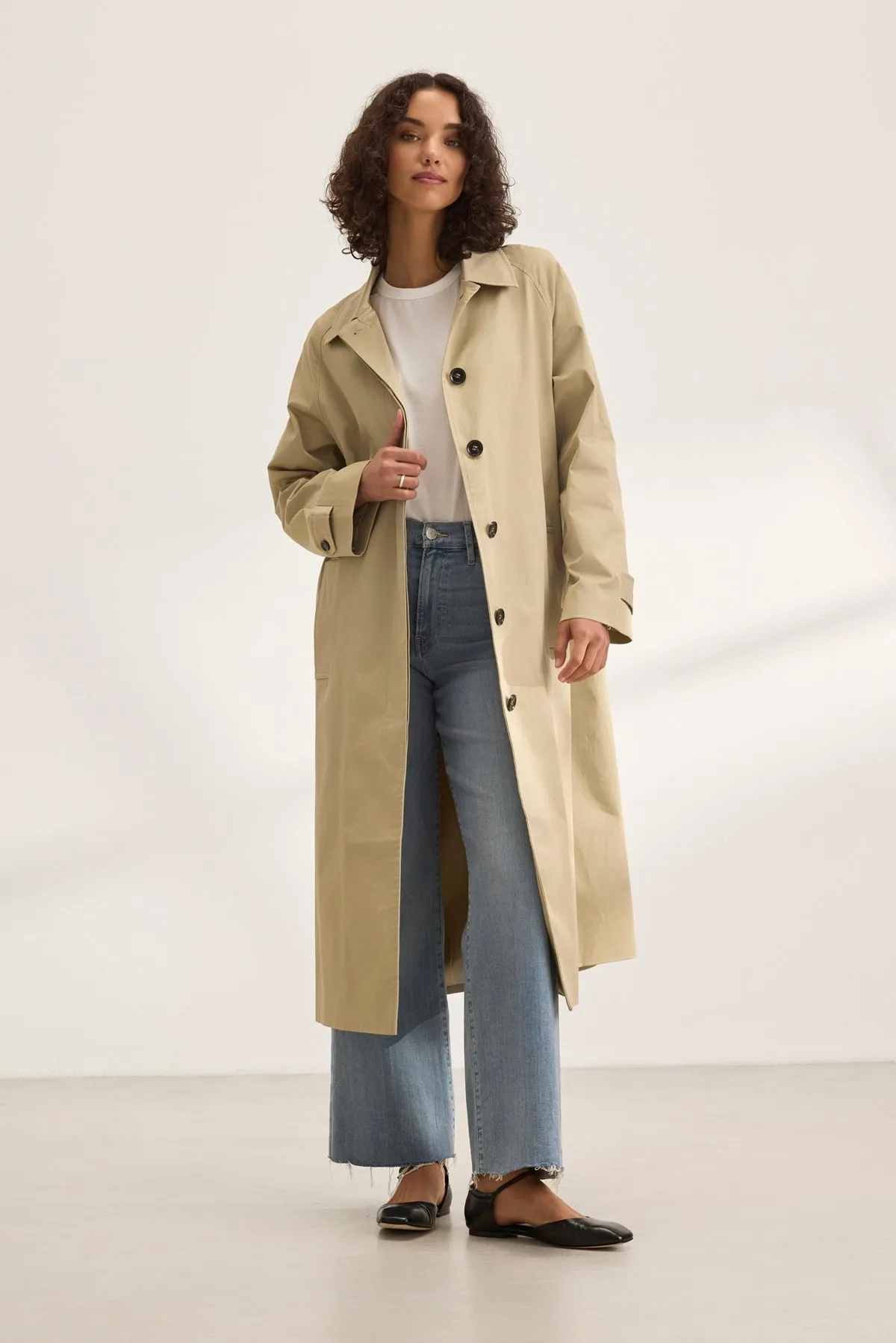 RAHEAL TRENCH COAT Formal Use DurableOuterShell