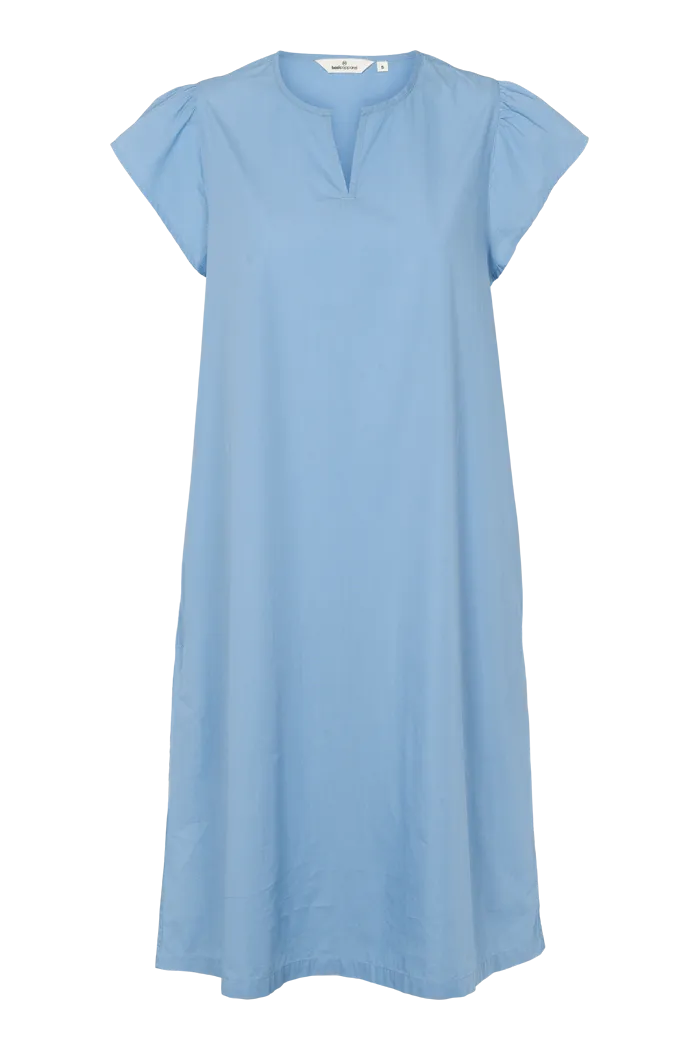 Mermaid-Hem Silje SS Dress - Blissful Blue