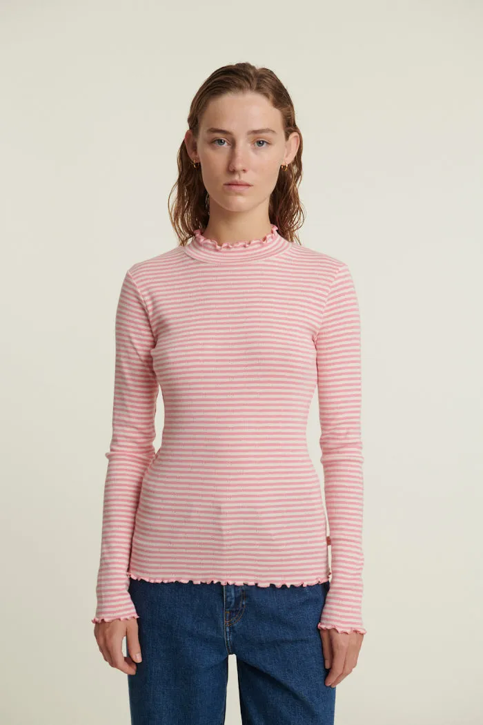 Retro Silma High Neck - Conch shell / birch