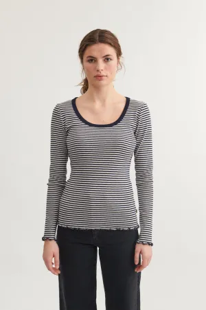 Stretch Material Silma LS Tee - Sky captain / birch