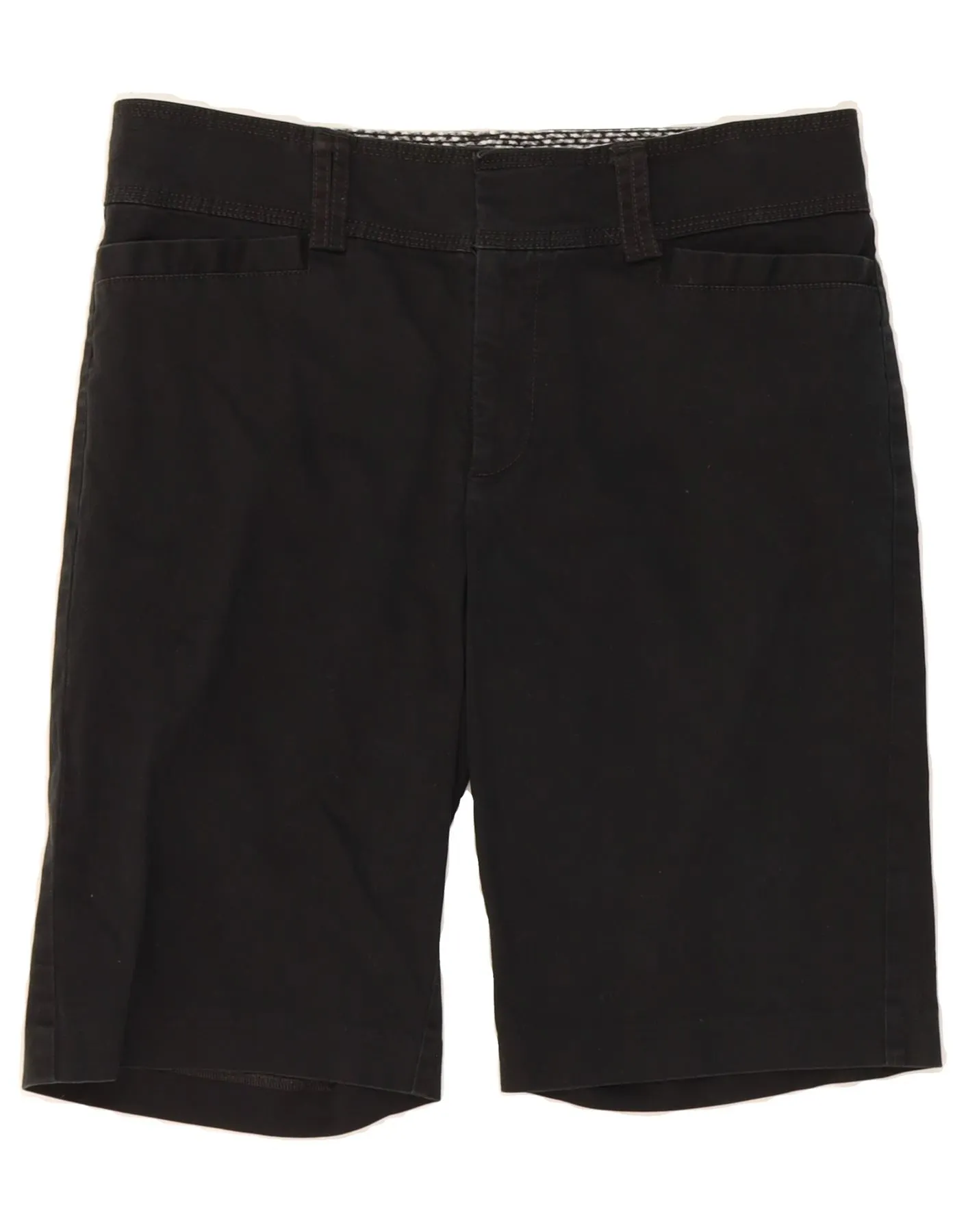 Creative Professional LEE Womens Natural Fit High Waist Bermuda Shorts US 12 Large W30 Black