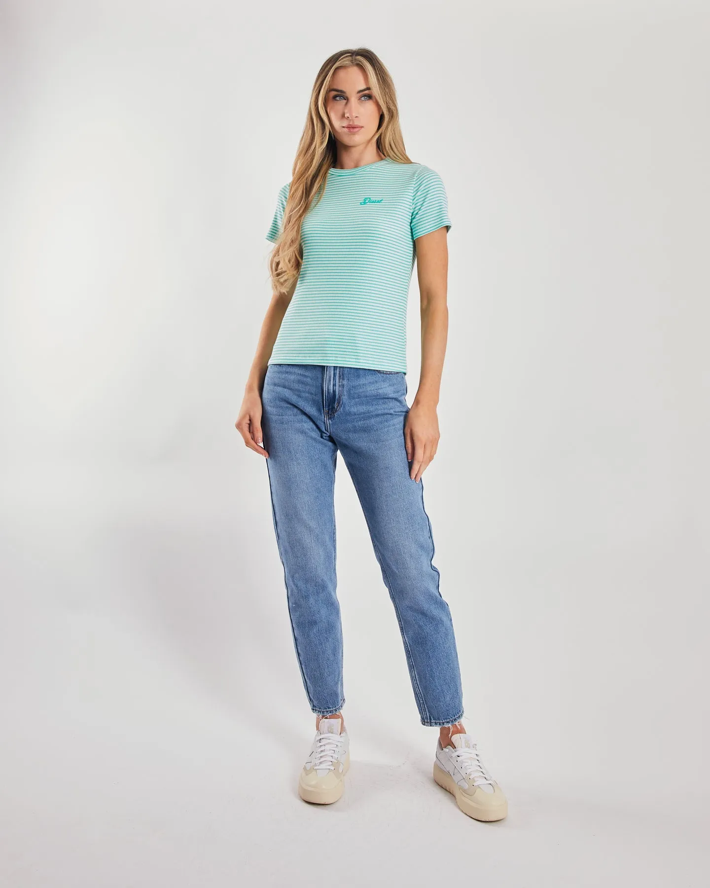 Everyday Fit FlexibleCollarOptions Helga T-Shirt Soft Jade