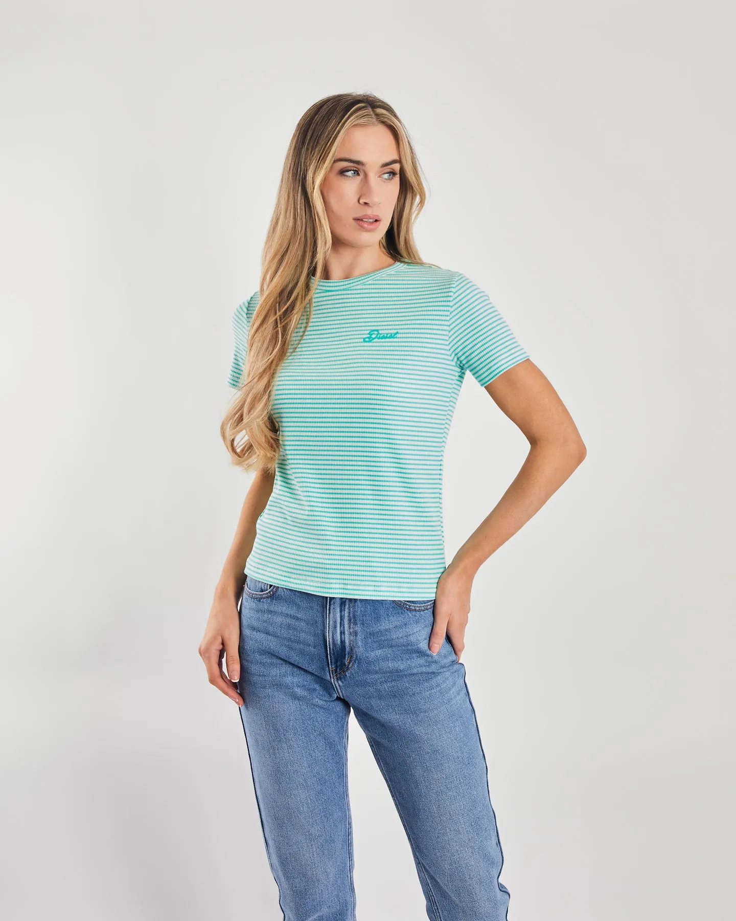 Collared formality Helga T-Shirt Soft Jade