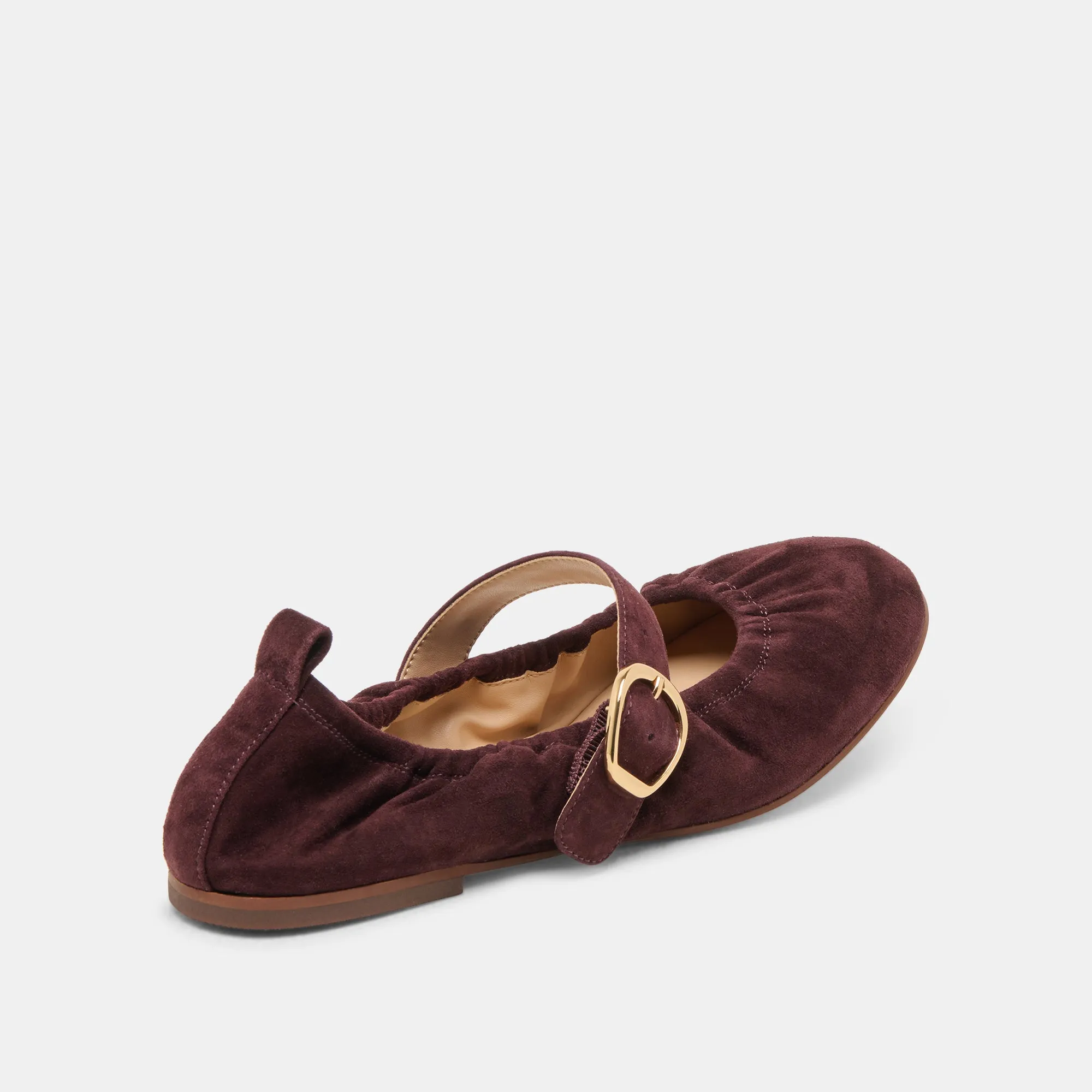 work commute CAELY BALLET FLATS MULBERRY SUEDE