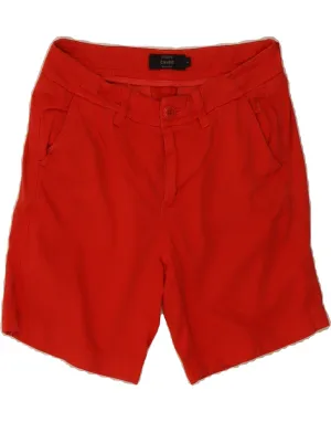 Fade Resistant Formula J. CREW Womens Chino Shorts US 0 XS W29 Red Cotton