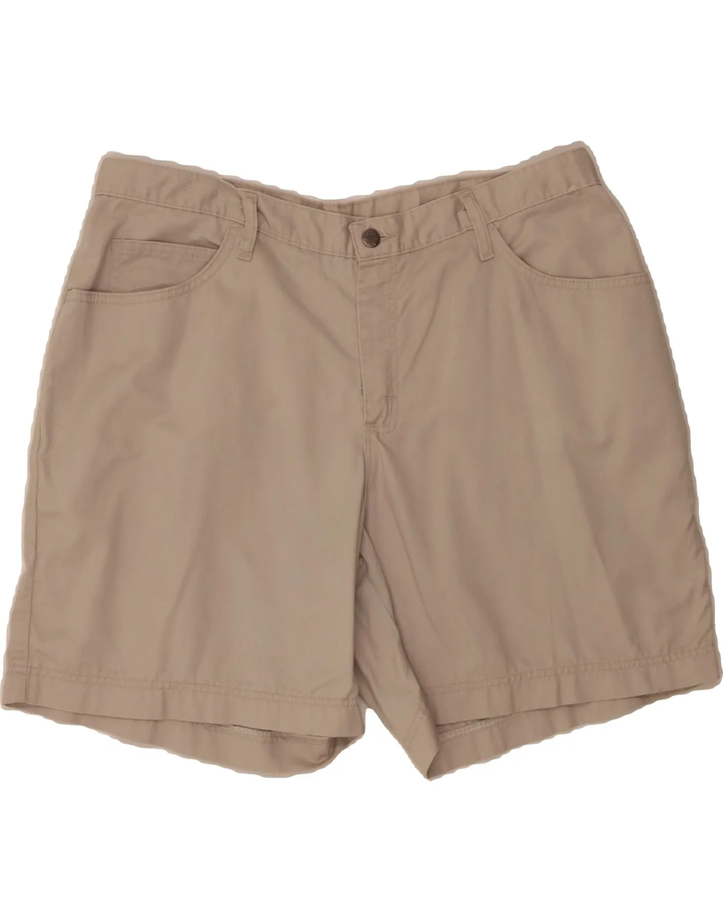 LEE Womens Riders Denim Shorts US 18 2XL W36  Beige Cotton Camouflage Print