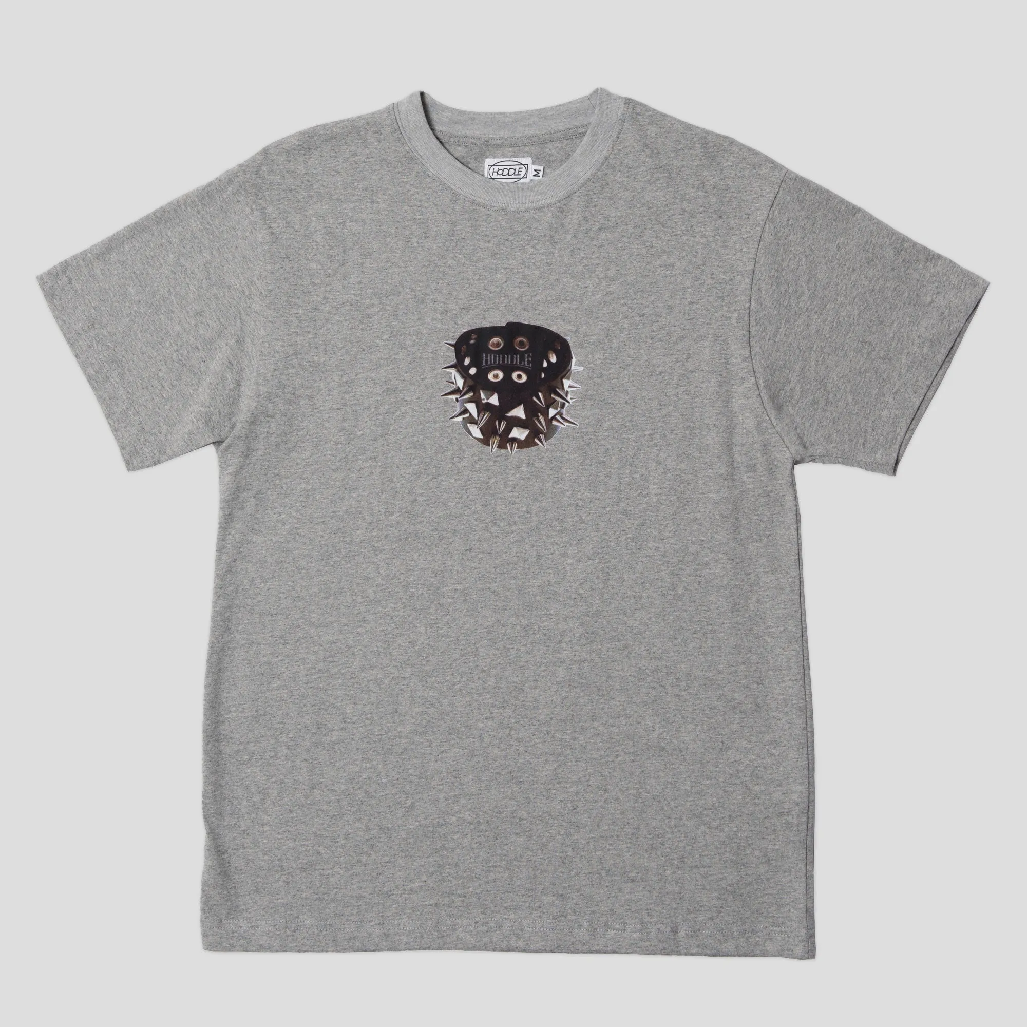 Hoddle Stud Tee - Grey Heather Practical Design Low Impact Processing