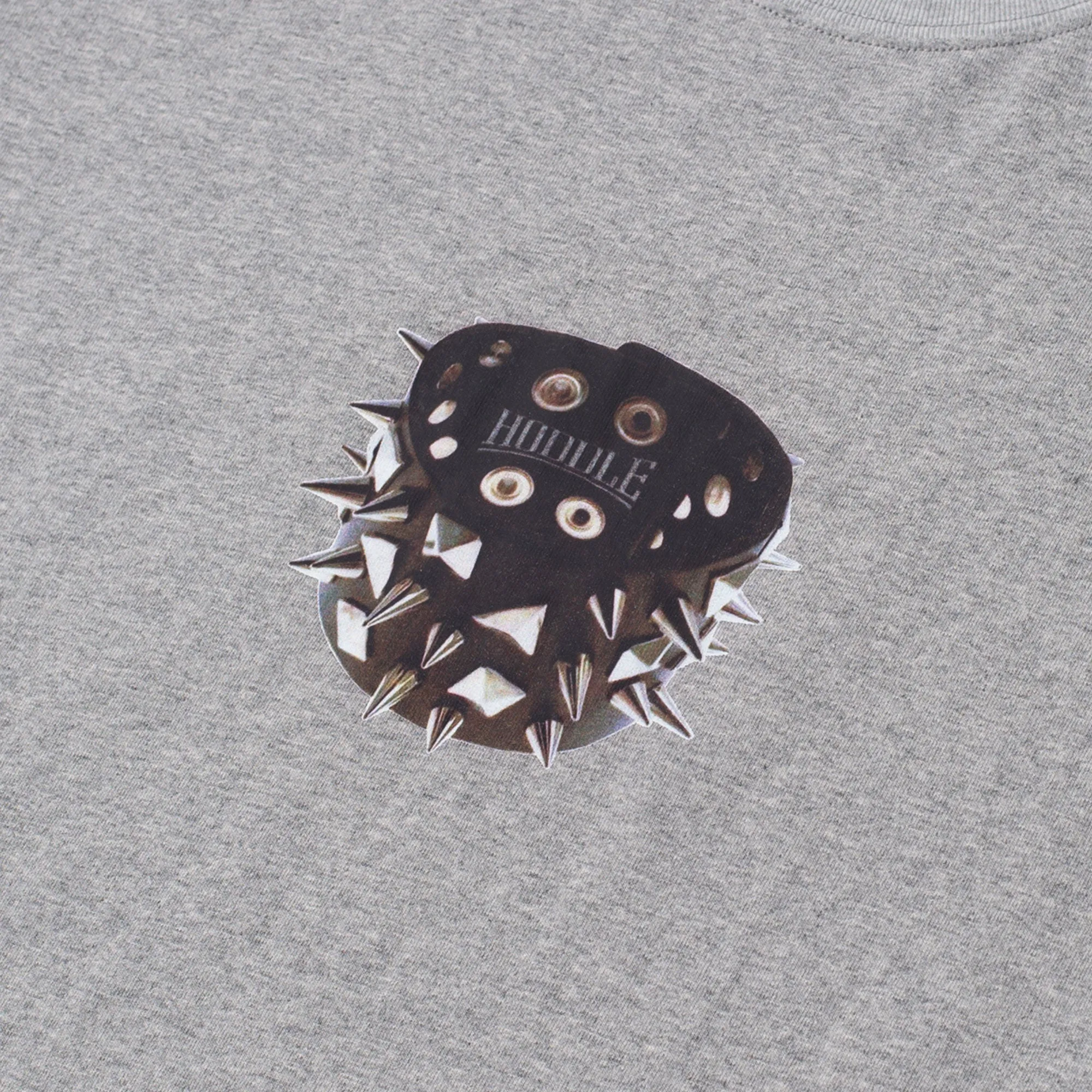 Stylish and Fun Eco Friendly Fabric Hoddle Stud Tee - Grey Heather