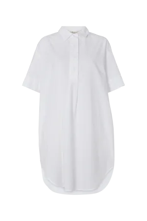 Vilde Tunique GOTS - Bright White Flattering Waist Flattering Wearable