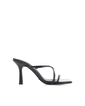 Bridal Stiletto Shoes SAIGE - BLACK PATENT