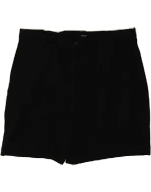Tropical theme Dressy look DOCKERS Womens High Waist Chino Shorts US 16 2XL W34  Black Cotton