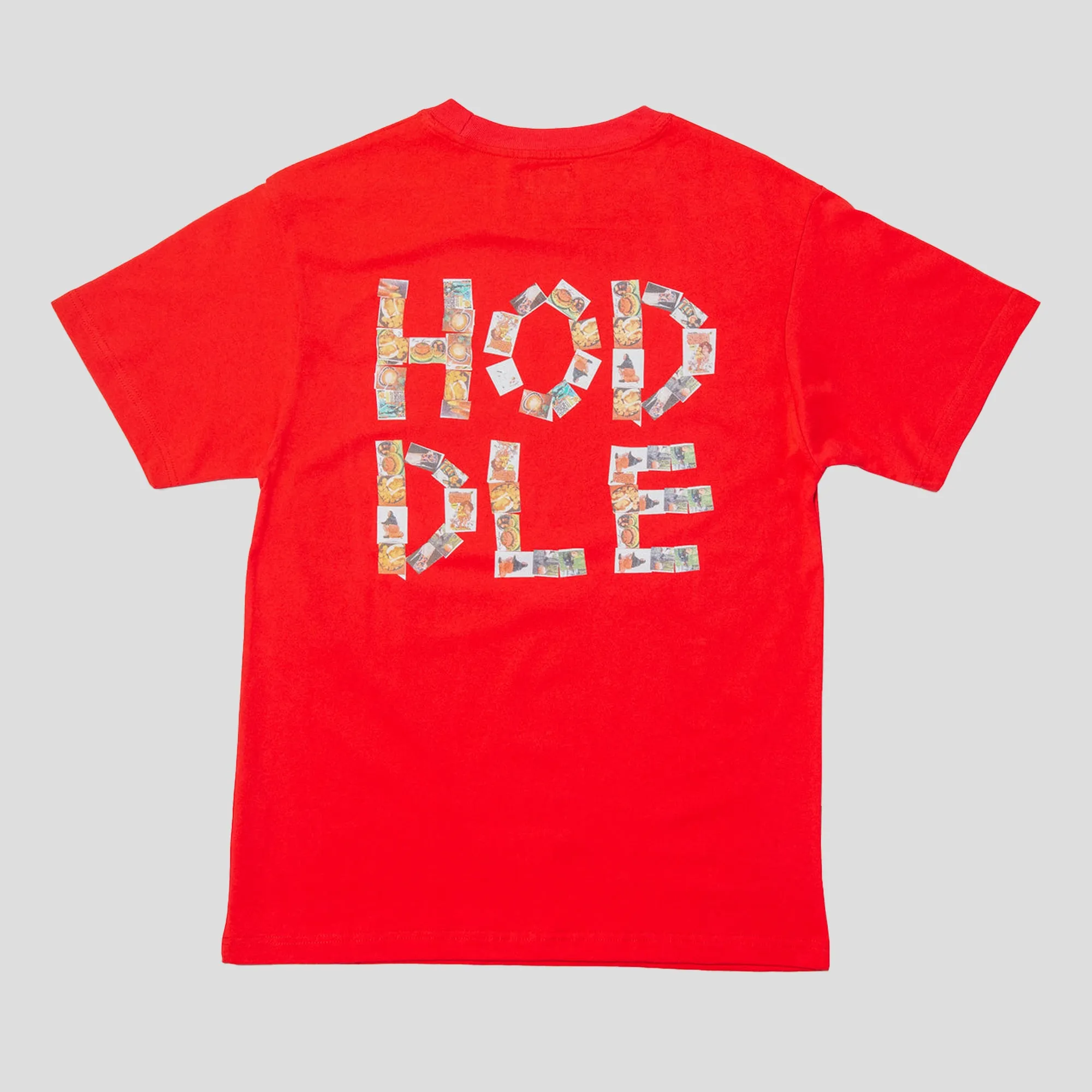 Hoddle Scrapbook Tee - Red Smart Design