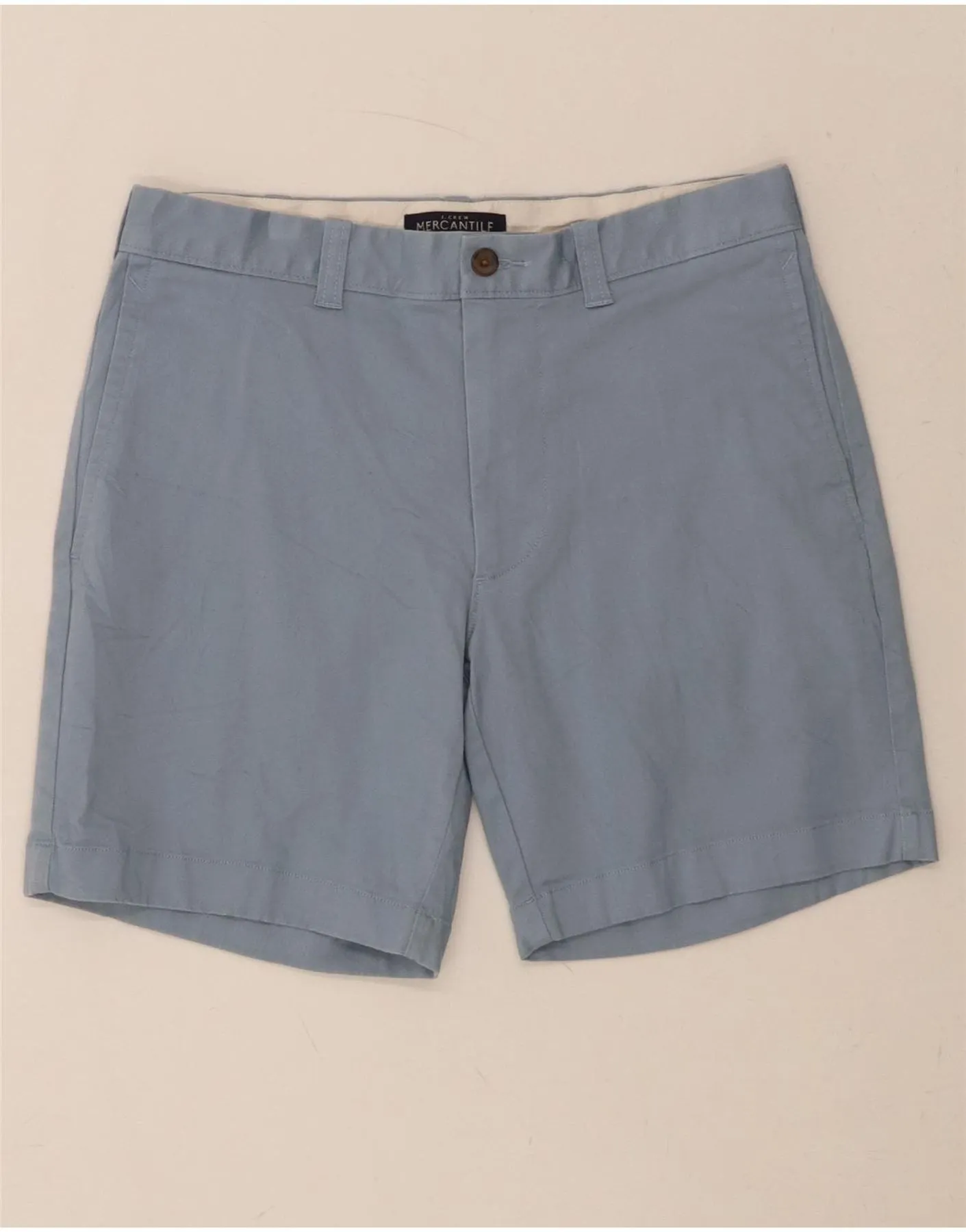 Casual Comfort Raw edge J. CREW Womens Mercantile Chino Shorts W29 Medium  Blue Cotton