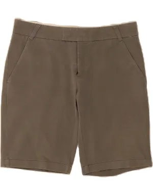 Easy Styling Round Collar STEFANEL Womens Chino Shorts EU 38 Medium W30  Grey Cotton