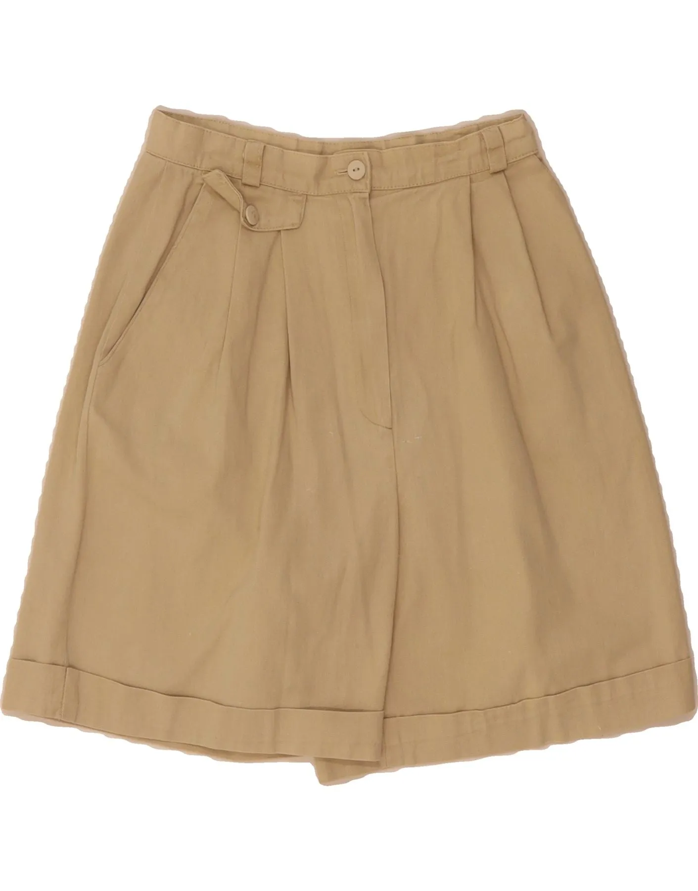 Anti Pill Treatment Soft Touch DOROTHY PERKINS Womens High Waist Chino Shorts UK 12 Medium W26  Beige