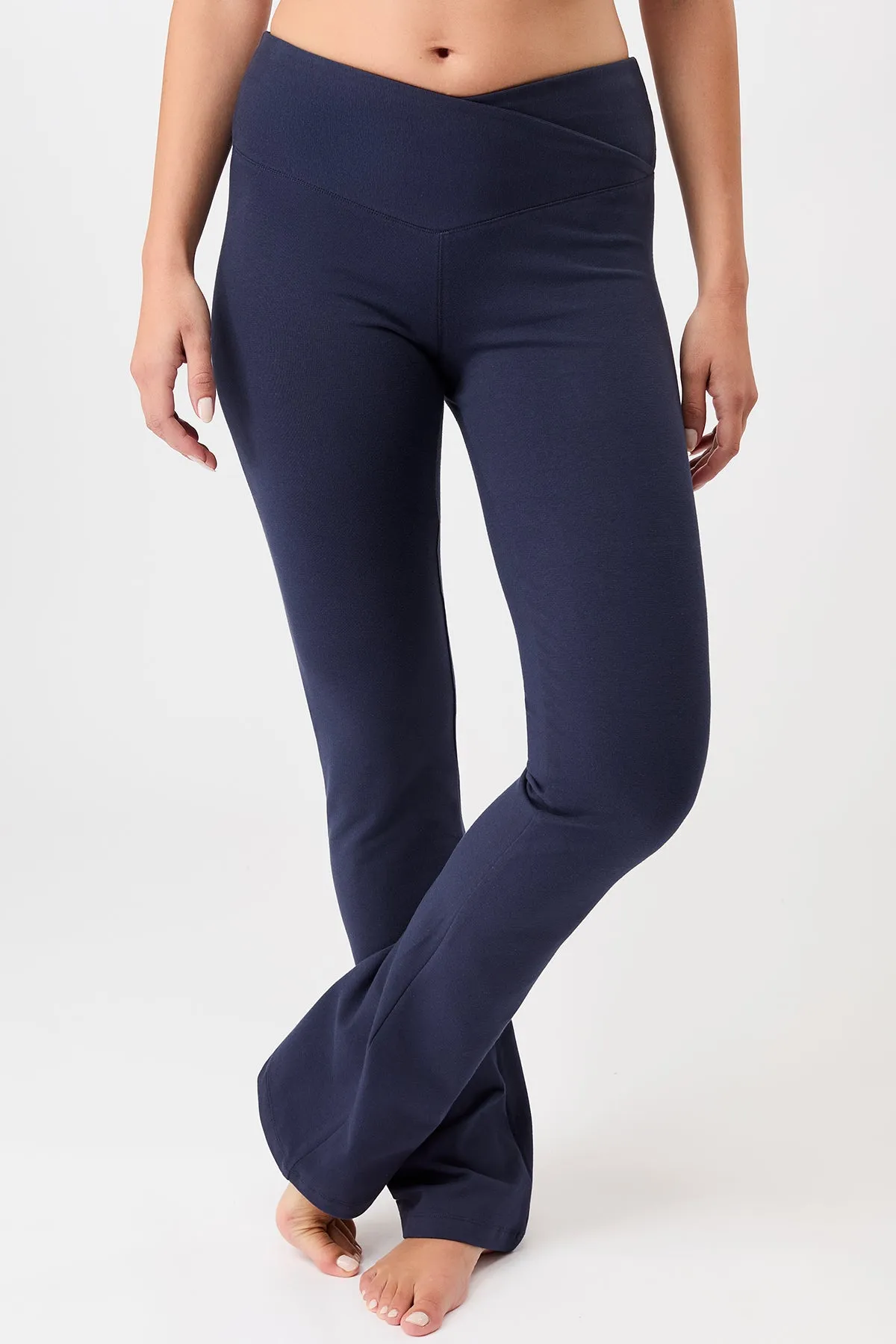 Envelope Flared Pants - Night Sky, GOTS Mountain Hike Ultra Light Cozy Fit