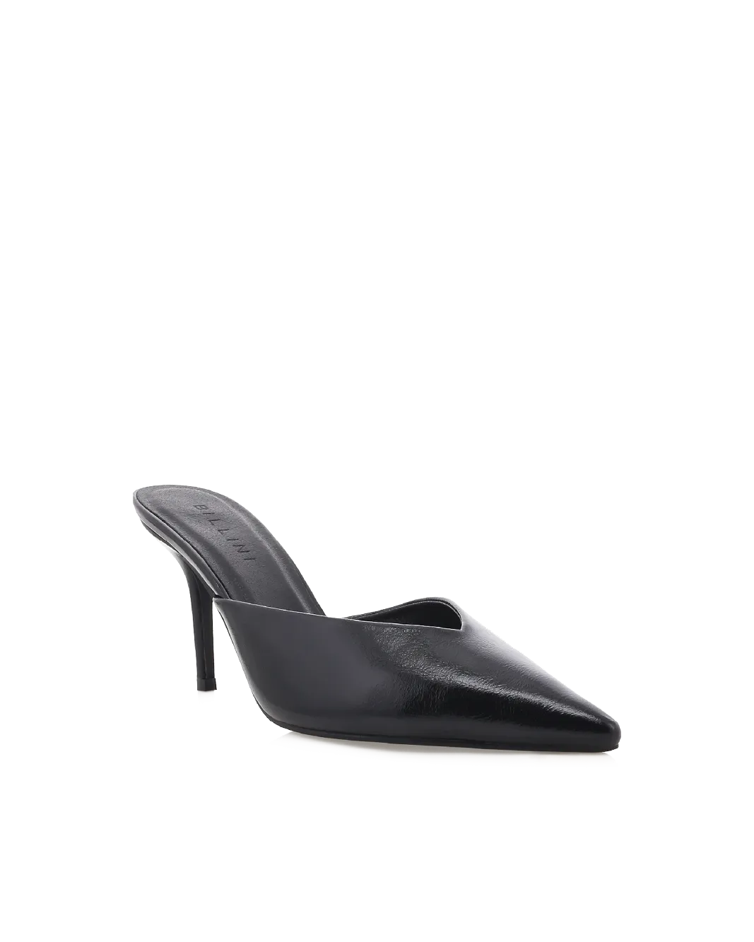 Comfortable Footbed Comfortable Heels for Work KAREY - BLACK SHINE
