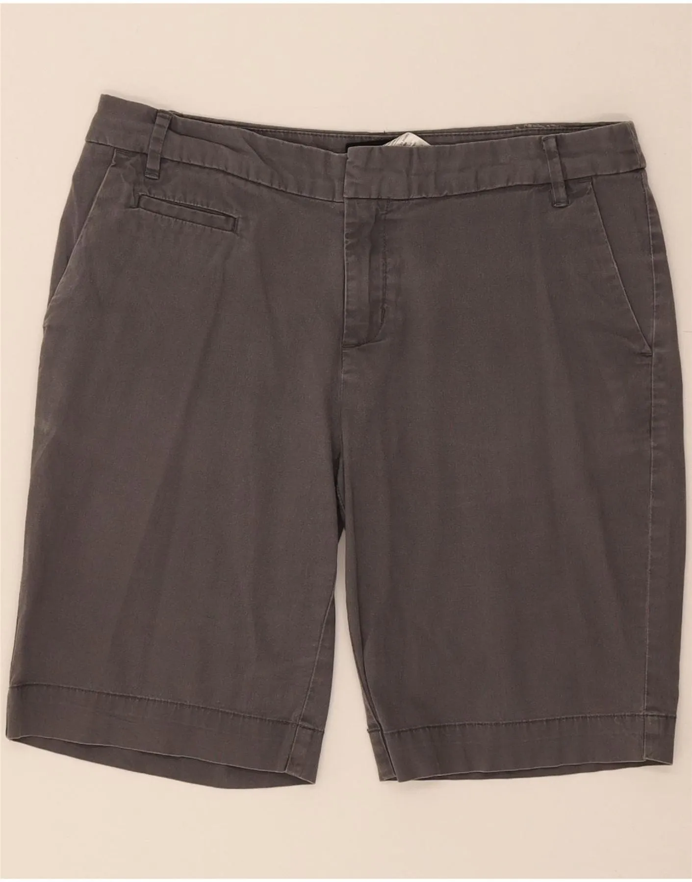 Seamless Side Panels Neutral Shade PATAGONIA Womens Chino Shorts US 8 Medium W30  Grey Cotton