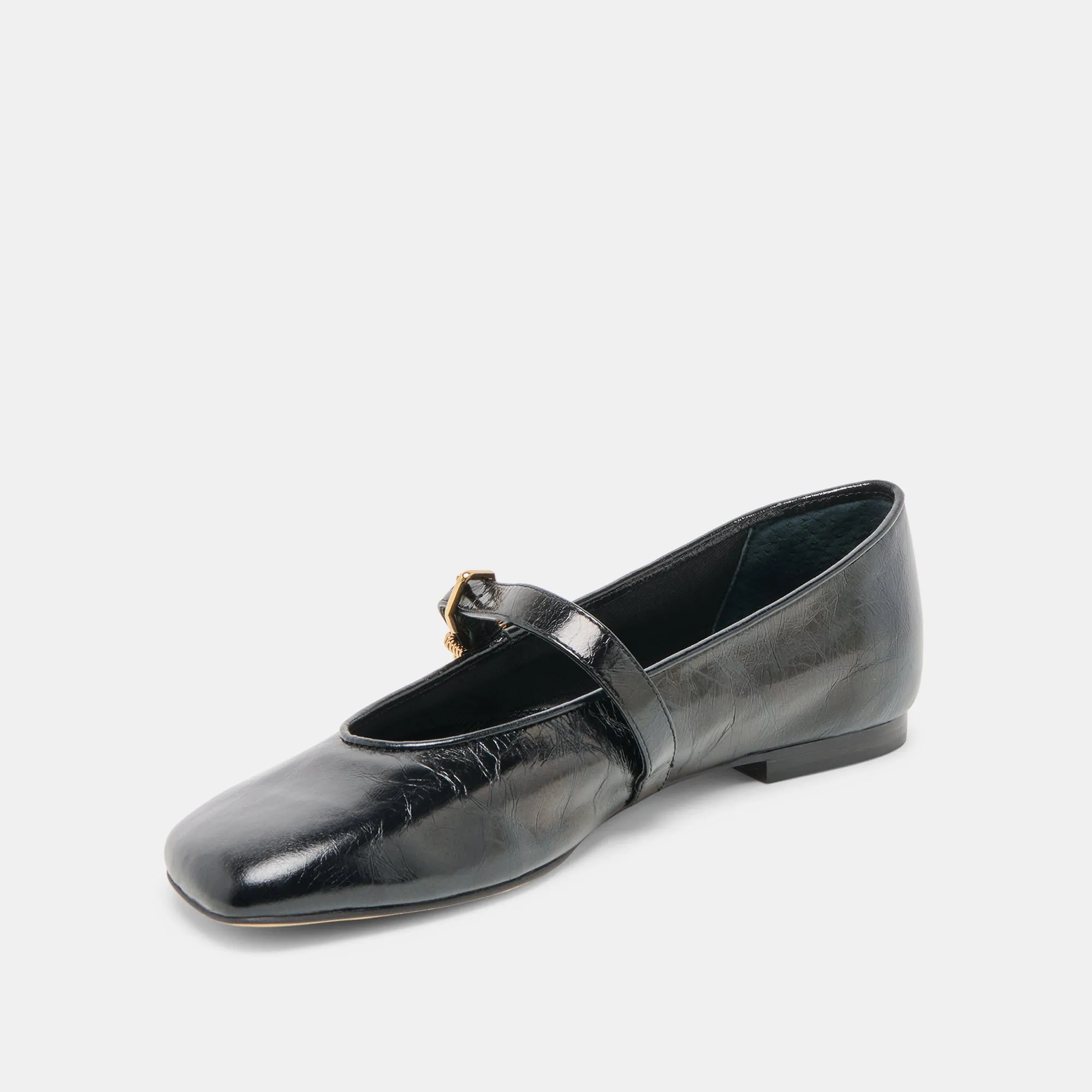 Day-to-Day Wear Casual Wear ALIZZA BALLET FLATS MIDNIGHT CRINKLE PATENT
