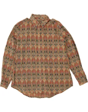 Brunch Outfit VINTAGE Womens Shirt UK 18 XL Multicoloured Paisley Cotton