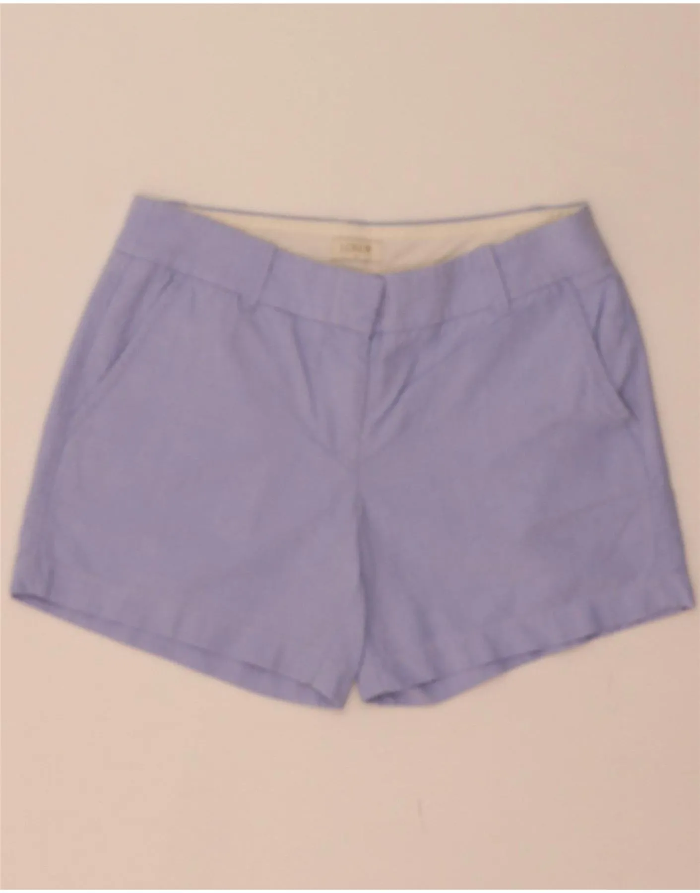 Breathable back panel J. CREW Womens Chino Shorts US 0 XS W28 Blue Cotton