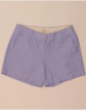 Breathable back panel J. CREW Womens Chino Shorts US 0 XS W28 Blue Cotton