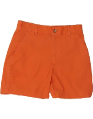EDDIE BAUER Womens Chino Shorts US 4 Small W30  Orange Cotton Polished Style