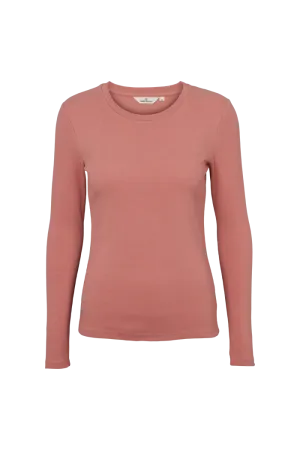 Modern Style Trend Ludmilla LS Tee - Old Rose