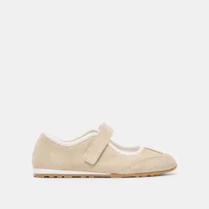 Sleek Profile Shoes SOFYA SNEAKERS CAMEL SUEDE
