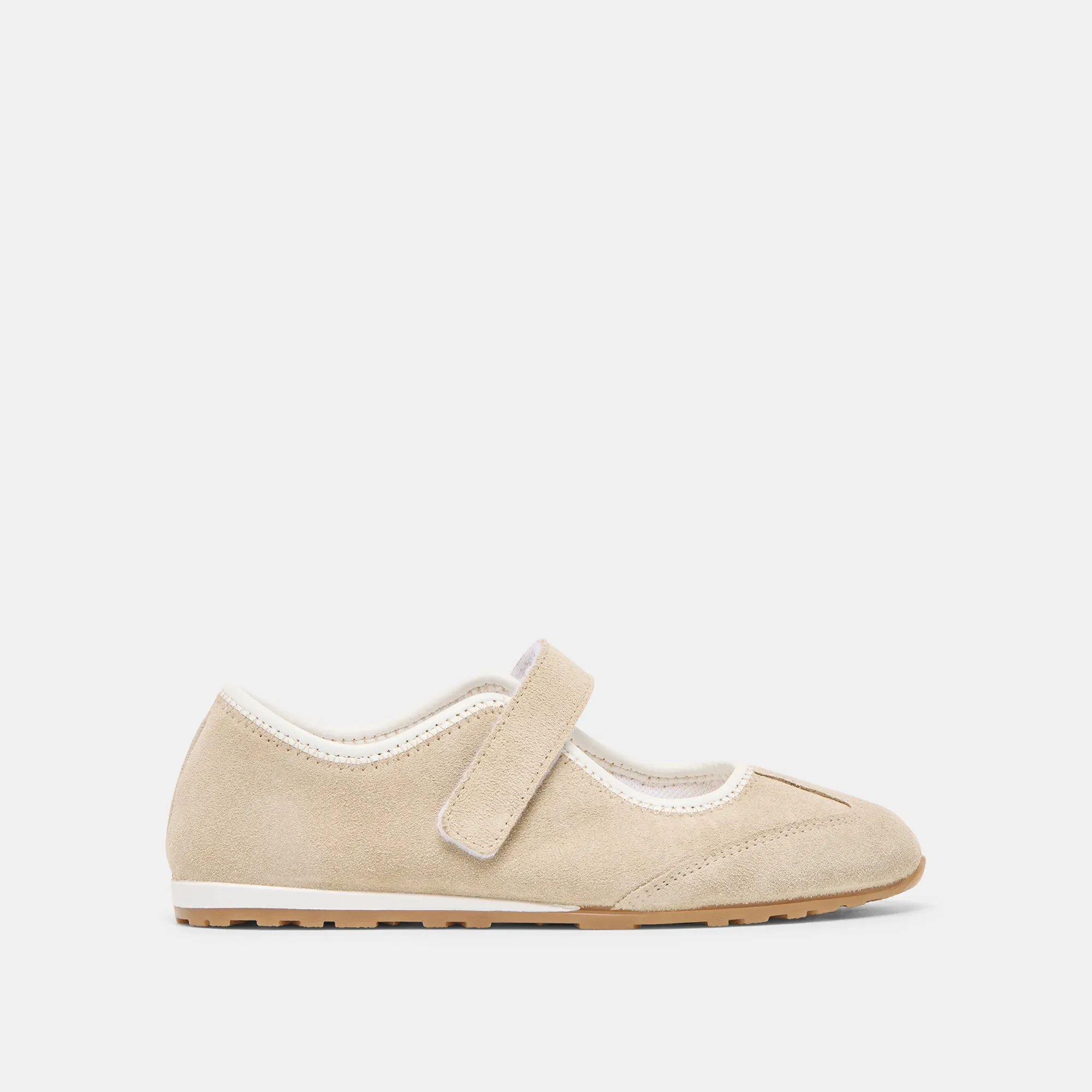 Sleek Profile Shoes SOFYA SNEAKERS CAMEL SUEDE