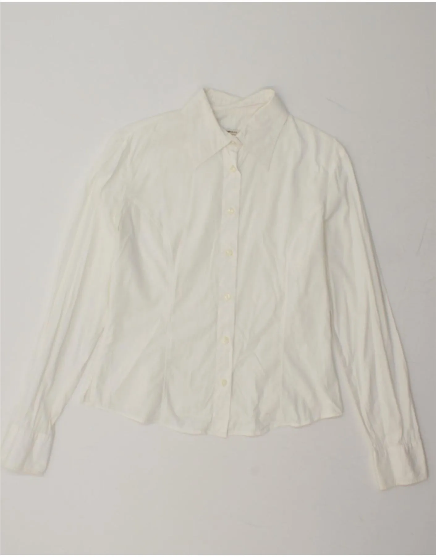 GAS Womens Shirt Medium White Compact Fold Design