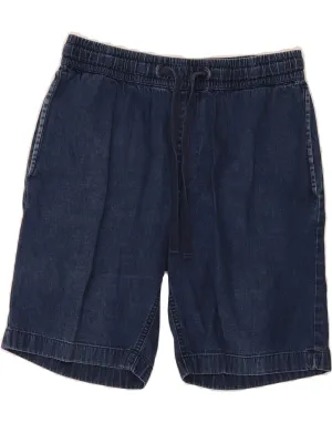 Unisex style J. CREW Womens Stadium Denim Shorts Small W27  Navy Blue Cotton