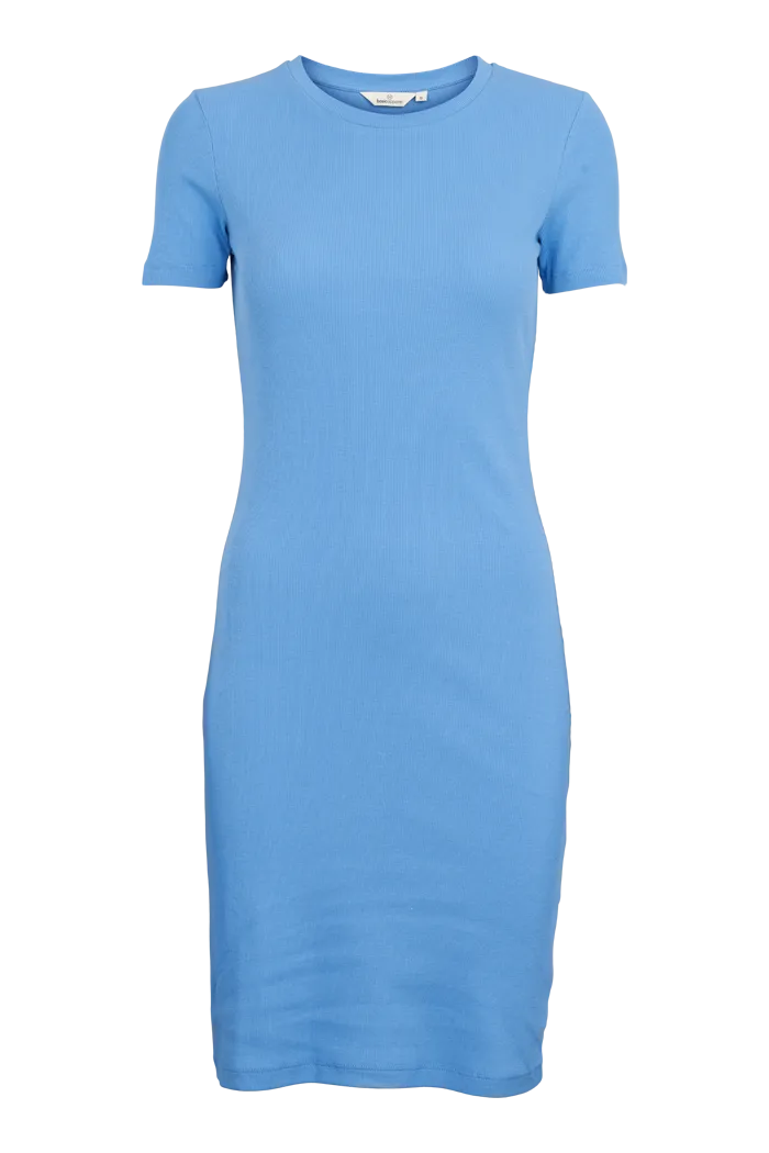 French Vibe Cruise-Wear Ludmilla Dress - Azure Blue