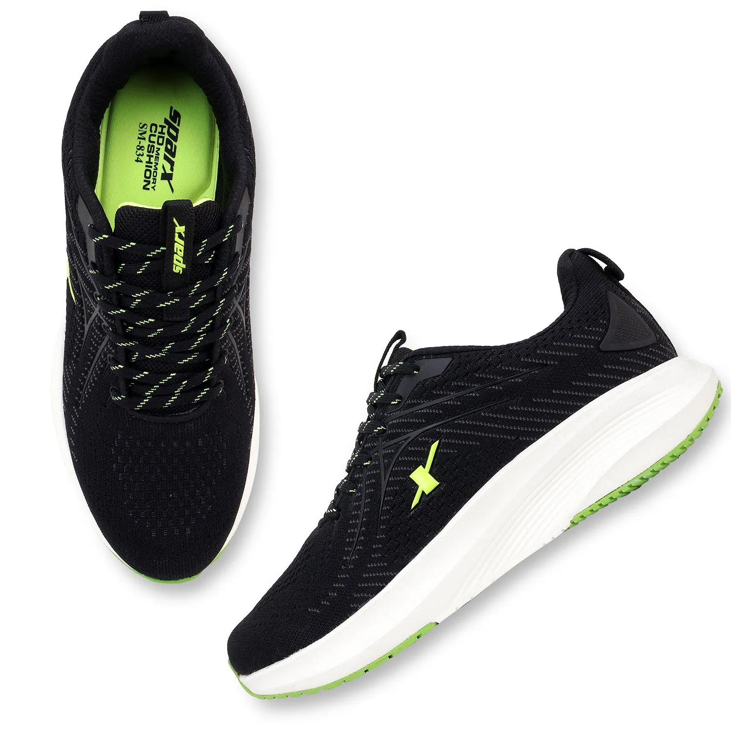 Lace Lock indoor running shoe features SPARX Running Shoes for Men SM 834