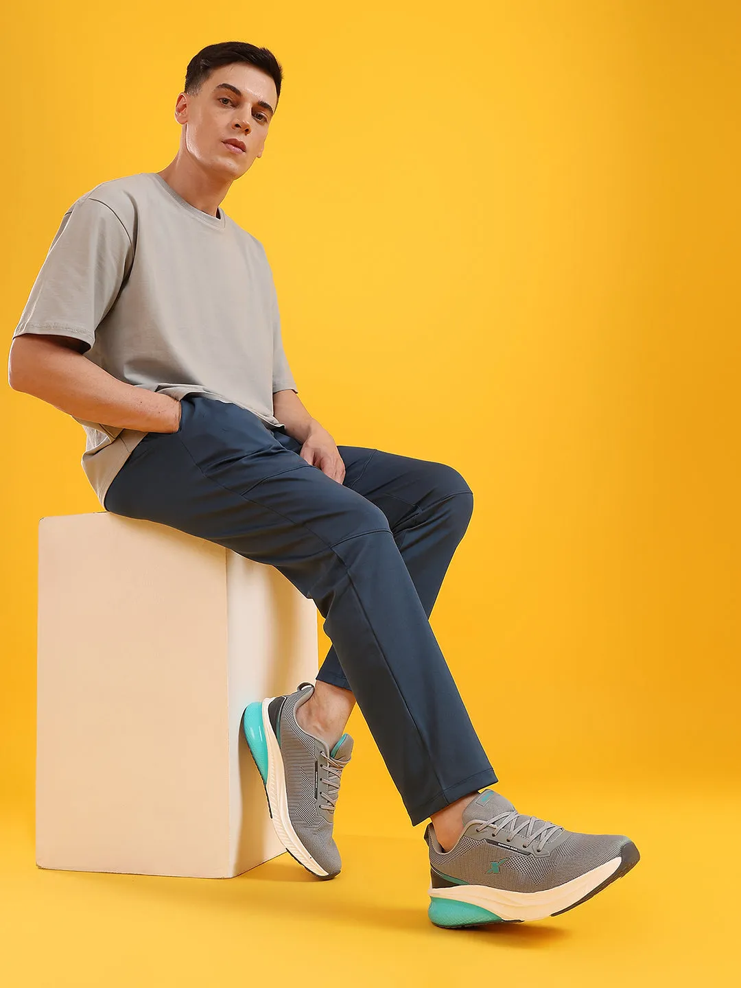 Shock Absorbing Insole Multi Density Midsole SPARX Running shoes for men SM 905