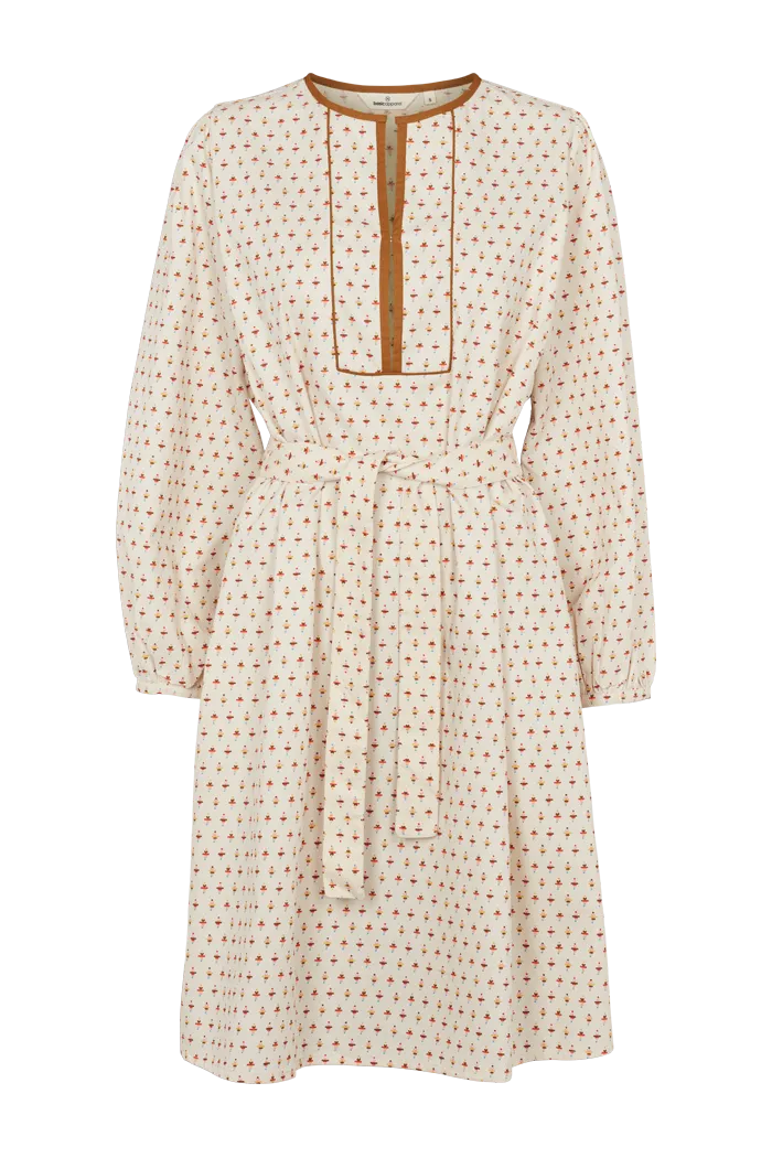 Spina Dress - birch/alaskan blue/lotus/orange/tapenad/summer Cozy Silhouette Daily Form