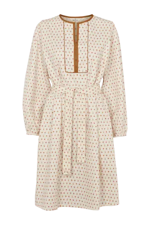 Spina Dress - birch/alaskan blue/lotus/orange/tapenad/summer Perfect Fit Wrinkle-Resistant