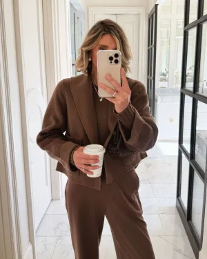 Reinforced Elbow Patches Splendid x @Cellajaneblog Crop Icon Coat