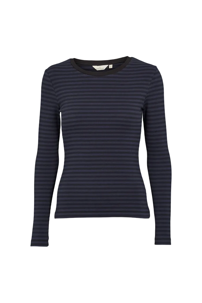 Cozy Layers Ludmilla LS Tee - Black/Navy