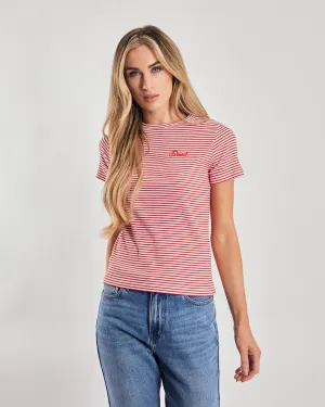 Performance Stretch Low Profile Silhouette Helga T-Shirt Tango Red