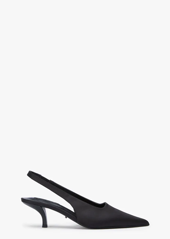 Urban Style Refined Style Jacki Black Satin