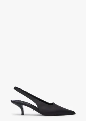 Urban Style Refined Style Jacki Black Satin